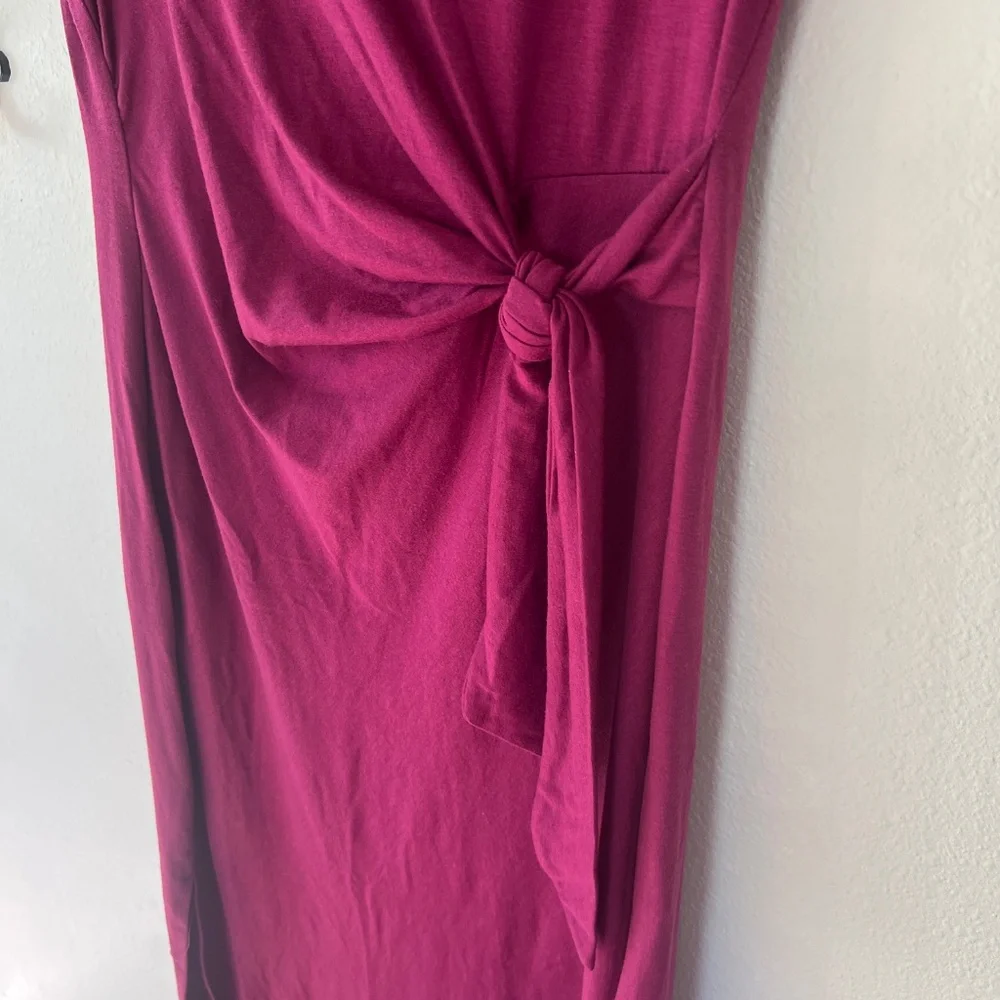 Raspberry Wrap Dress - Picture 2 of 3